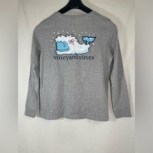 Vineyard Vines • Yeti whale long-sleeve tee • Size M